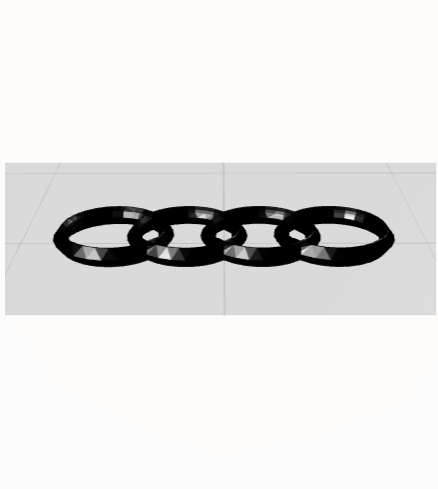 "Audi"-Logo Carbon