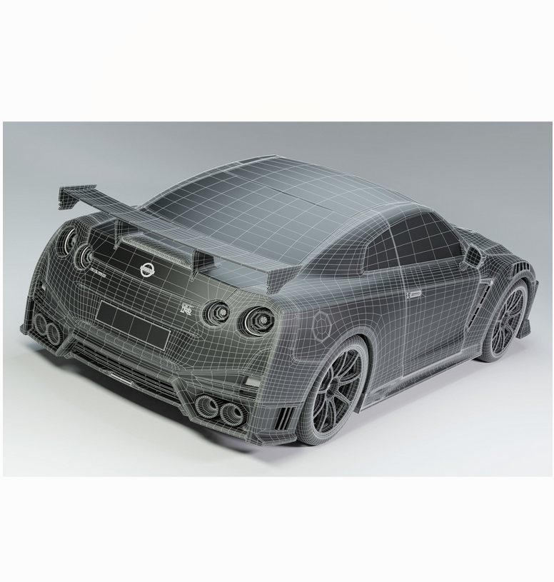 Nissan GTR R35 Nismo Epoxidharz Modell