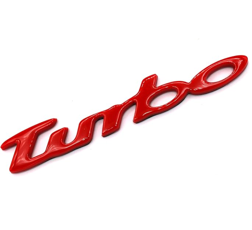 "Turbo"-Schriftzug Concrete