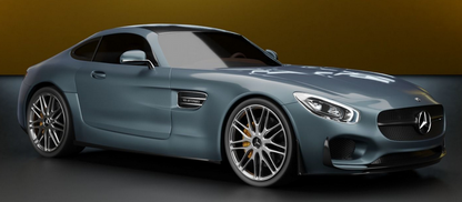 Mercedes AMG GTS Epoxidharz Modell