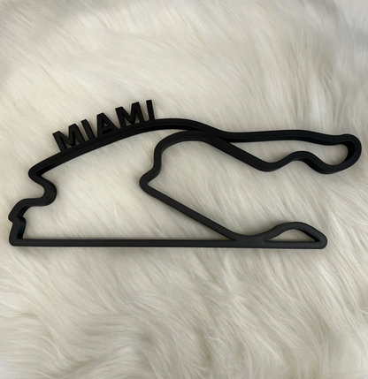 Miami International Autodrome Layout 3D-Druck