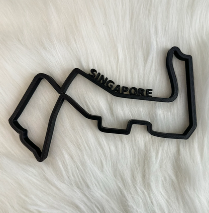 Street Circuit Singapur Layout 3D-Druck