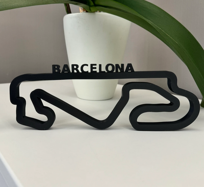 Circuit de Barcelona Layout 3D-Druck