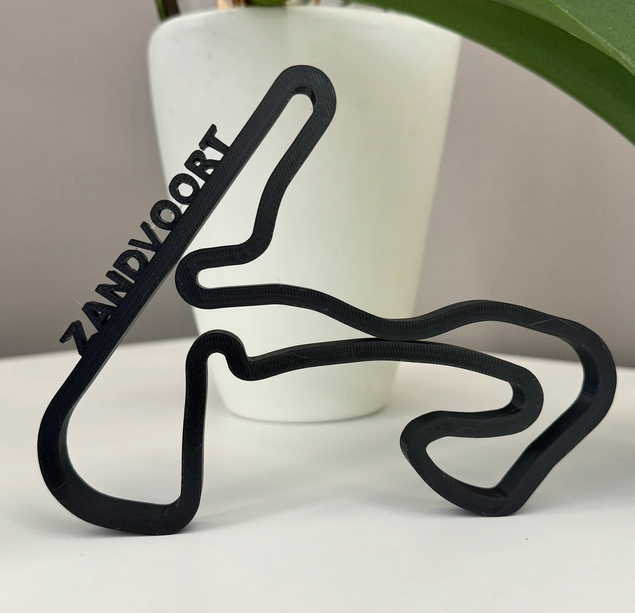 Circuit Zandvoort Layout 3D-Druck