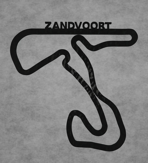 Circuit Zandvoort Layout 3D-Druck