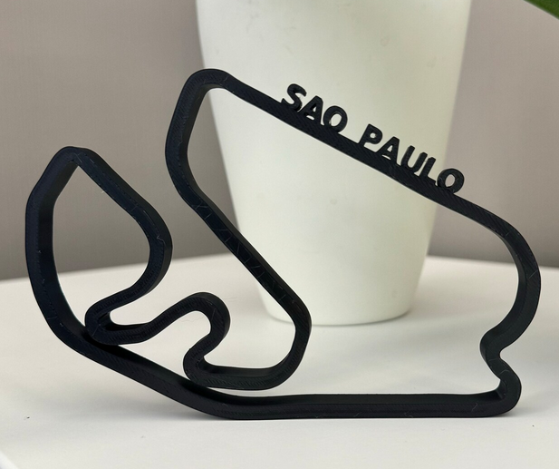 Interlagos São Paulo Layout 3D-Druck