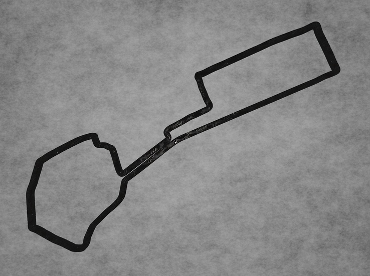 Baku City Circuit Layout 3D-Druck