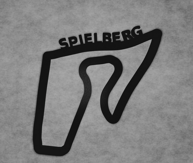 Red Bull Ring Spielberg Layout 3D-Druck