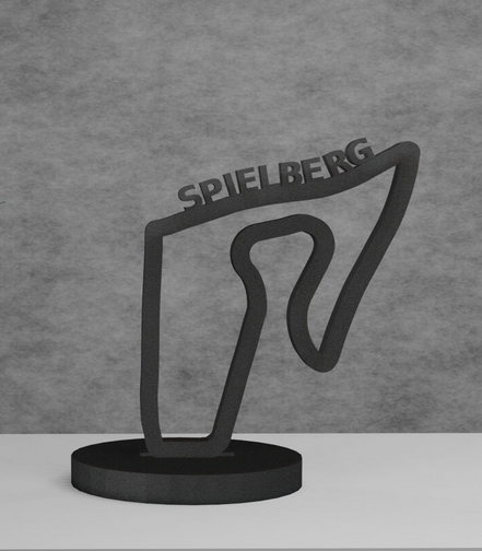 Red Bull Ring Spielberg Layout 3D-Druck