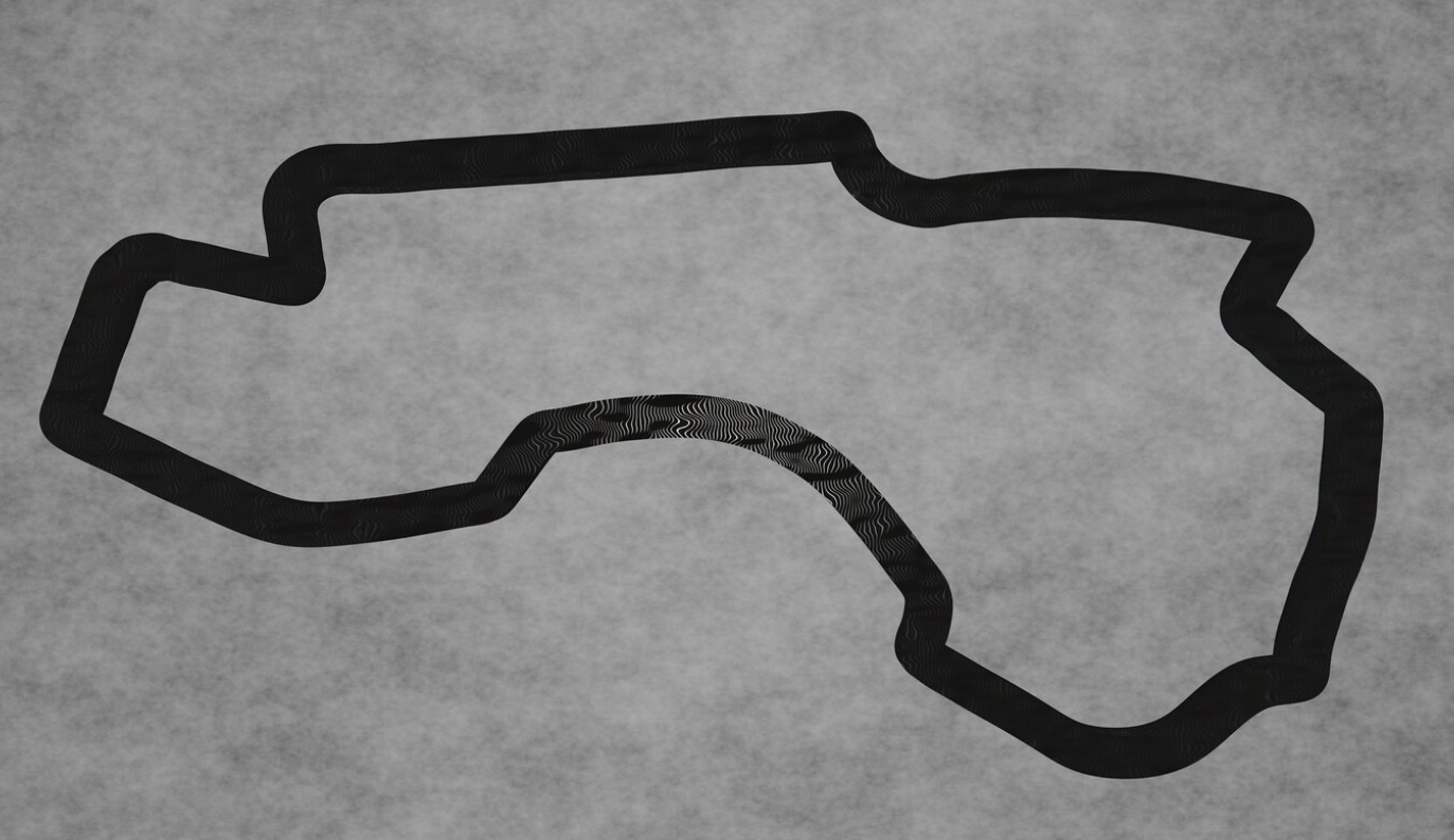 Melbourne Circuit Layout 3D-Druck