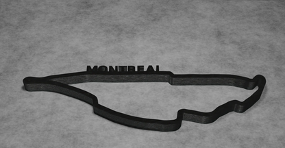 Circuit Gilles Villeneuve Layout 3D-Druck