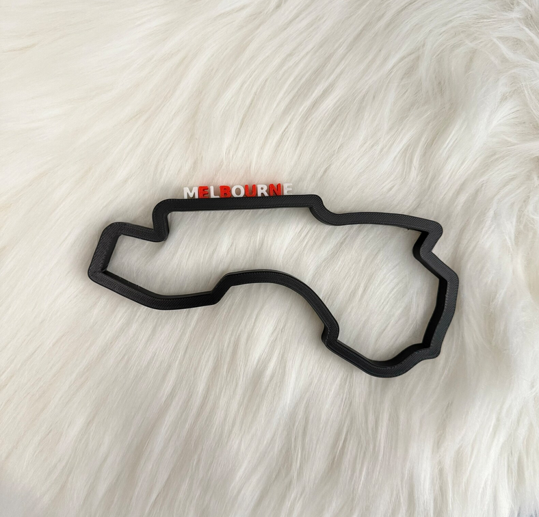 Melbourne Circuit V2 Layout 3D-Druck