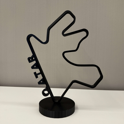 Losail Circuit Qatar Layout 3D-Druck